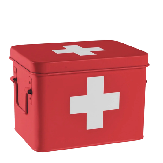 RED: First Aid Storage Canister
