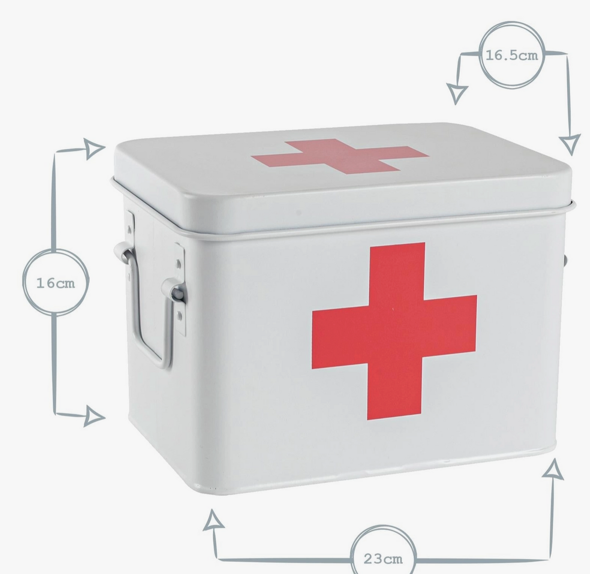 WHITE: First Aid Storage Canister
