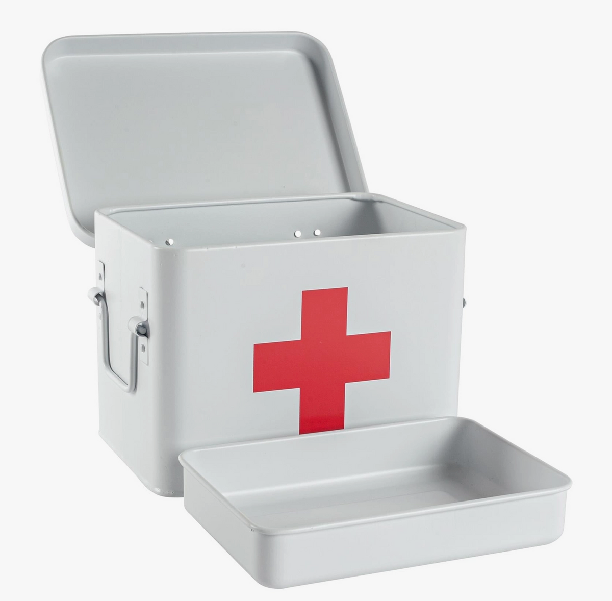 WHITE: First Aid Storage Canister